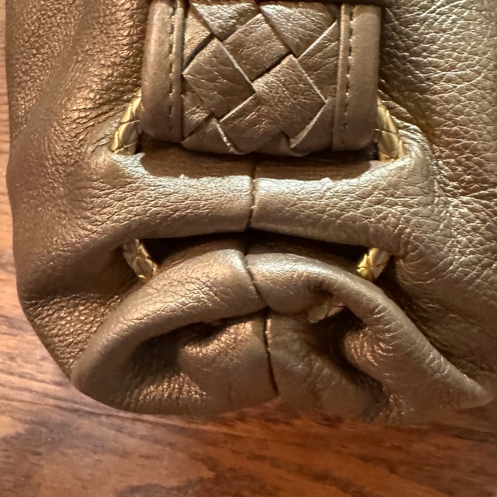 Gold, Genuine Leather Elliot Lucca Purse - Picture 4 of 13